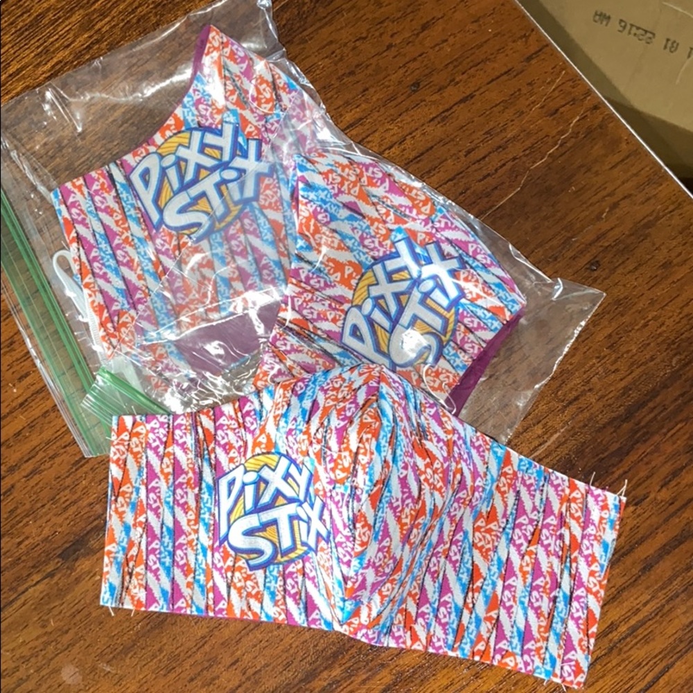 Pixie stick masks